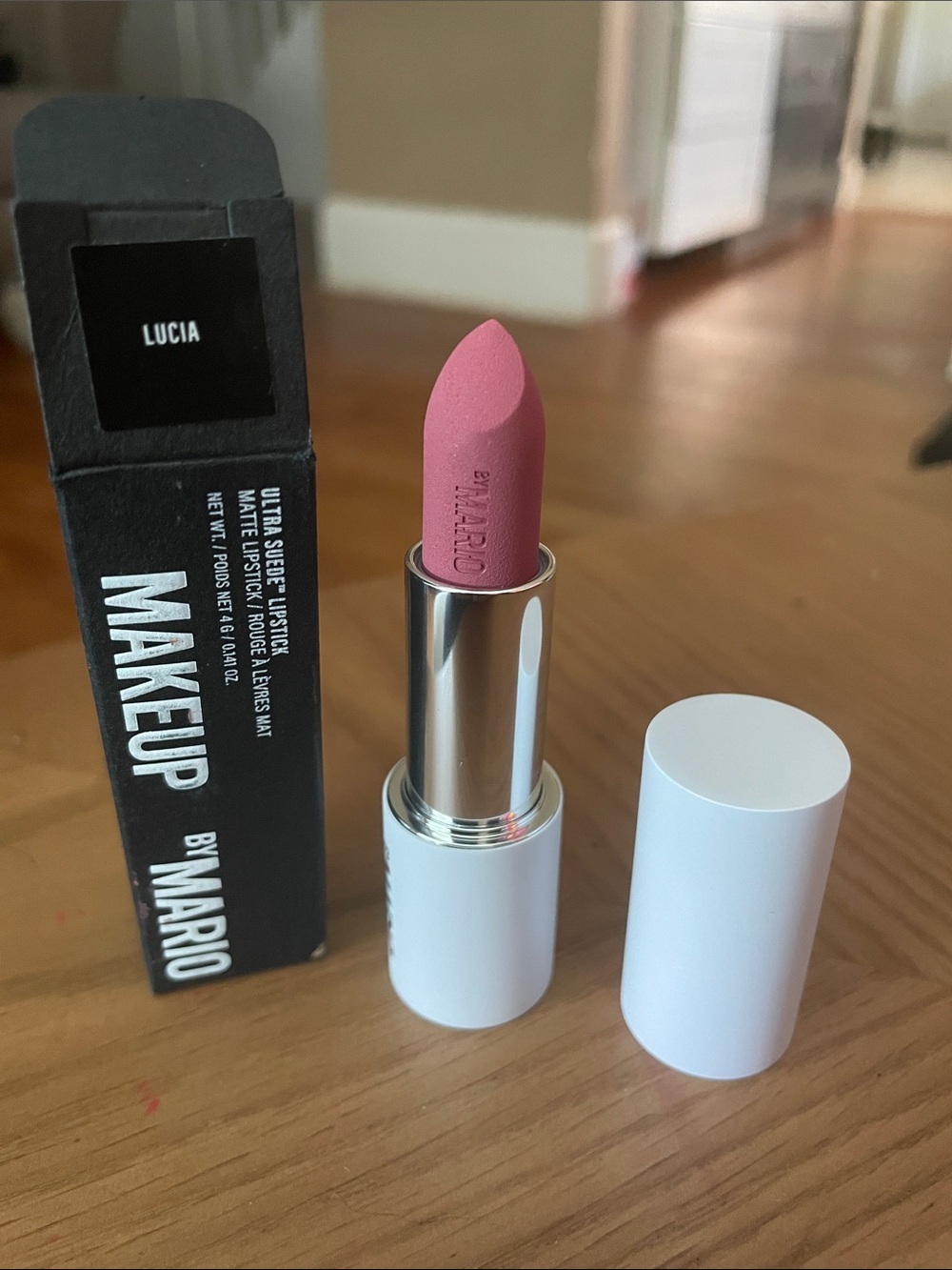 Makeup By Mario Lucia Matte Lipstick - Soft Rose Pink